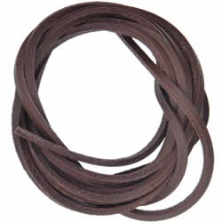 115cm Leather Laces - Bordeaux