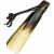 Front - 7", 18cm long - Flat Handcrafted Real Horn Shoe Horn